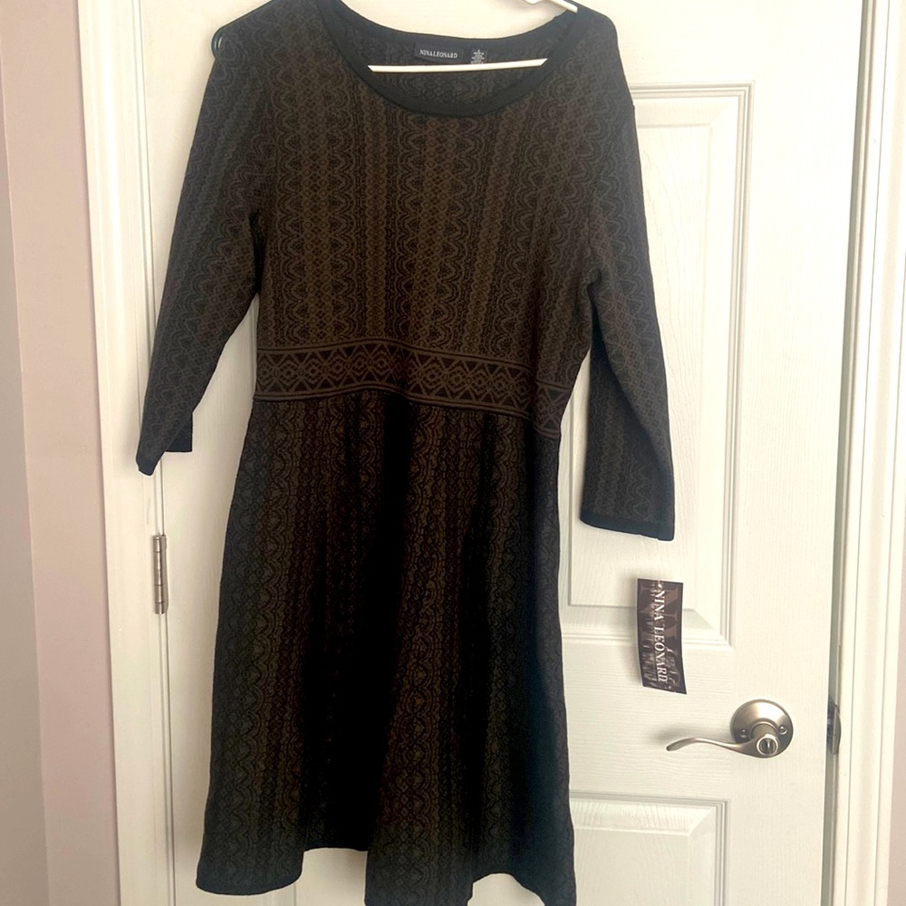 BRAND NEW Nina Leonard dress.